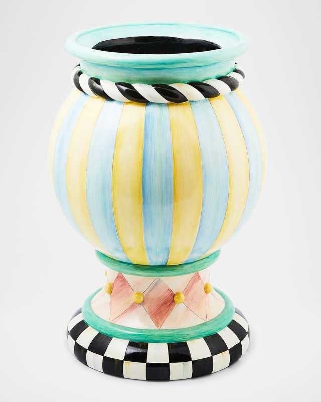 Rosy Meadow Medium Urn, 22"